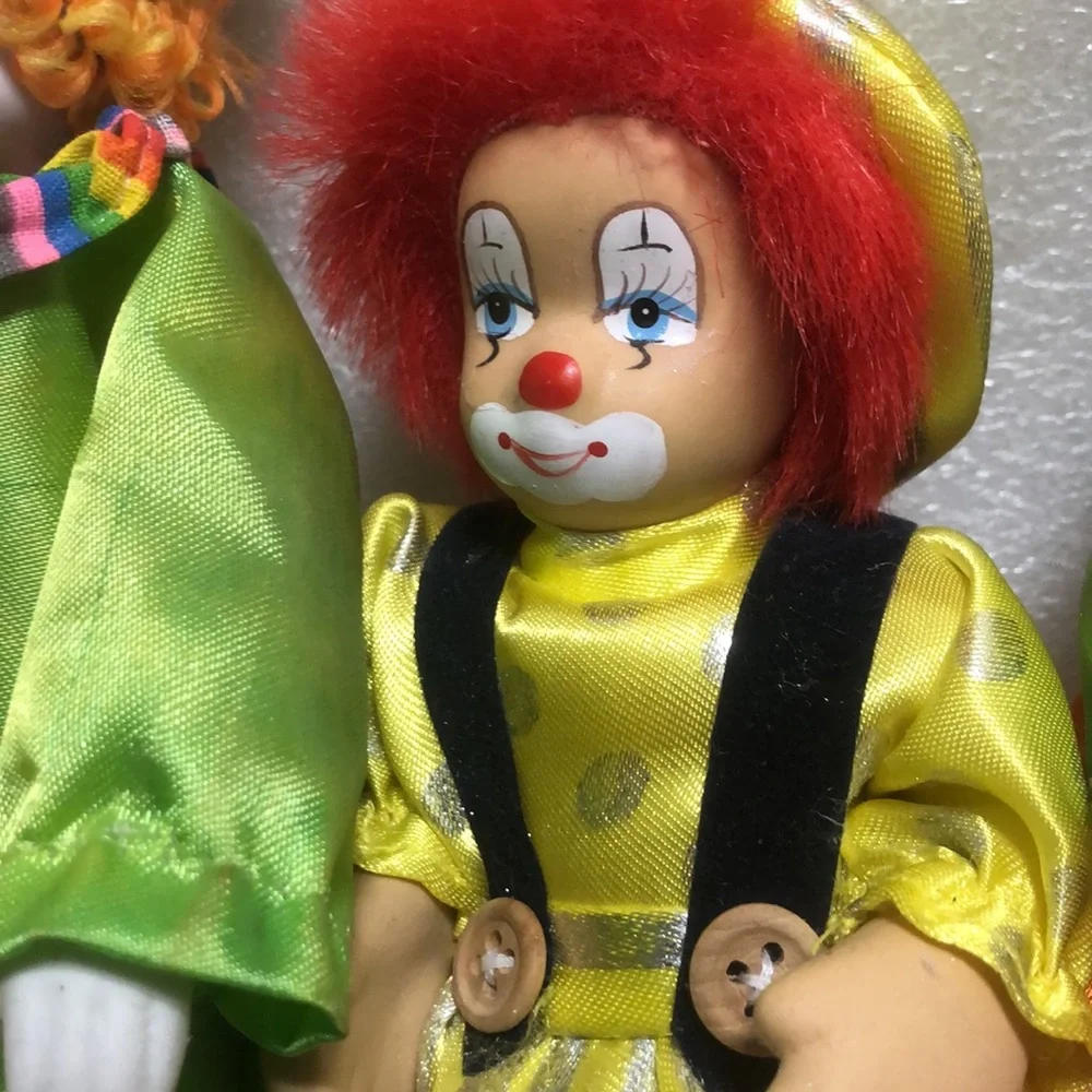 Vintage clown decor-3 pcs